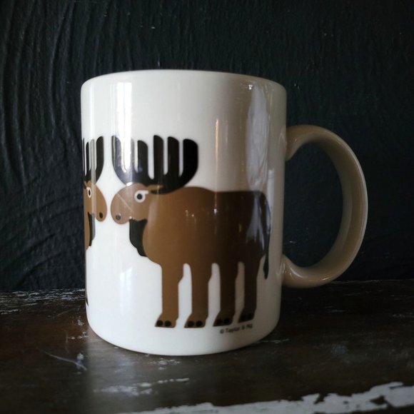 Vintage Taylor & Ng Moose Mug, Vintage Coffee Mug - Picture 1 of 7